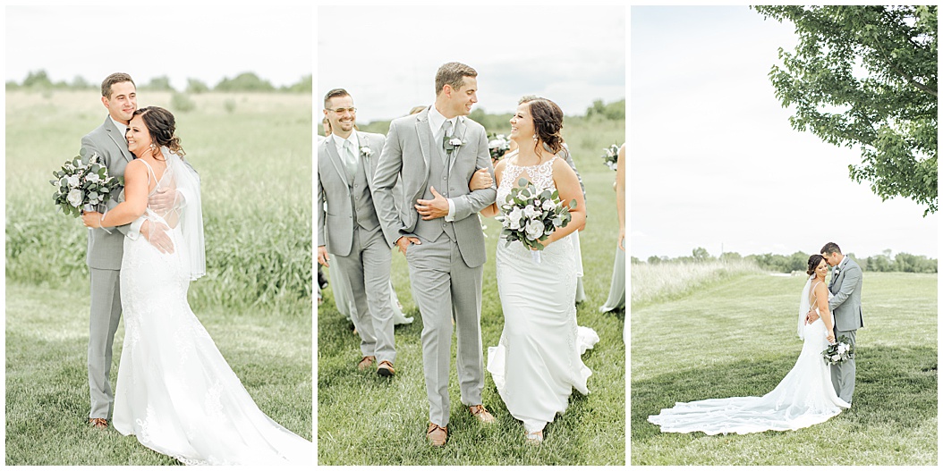 summer wedding at barn on the ridge